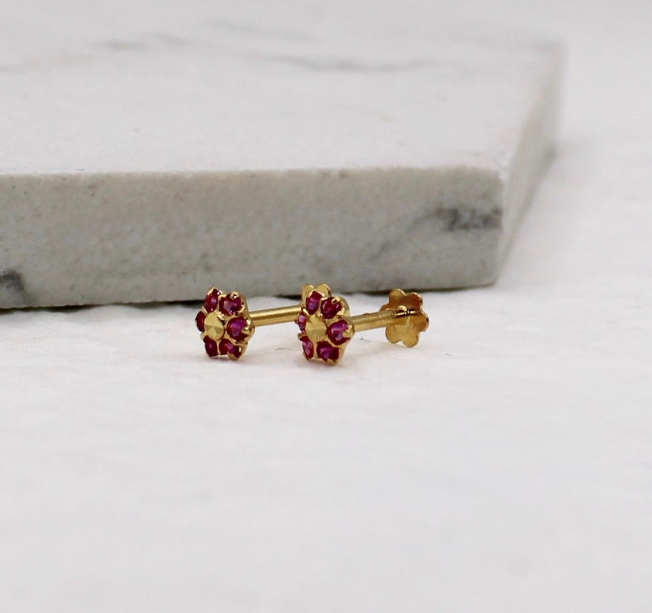 Deep Pink Studs