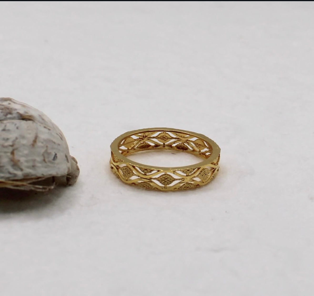 Detailed Band Ring | Size K