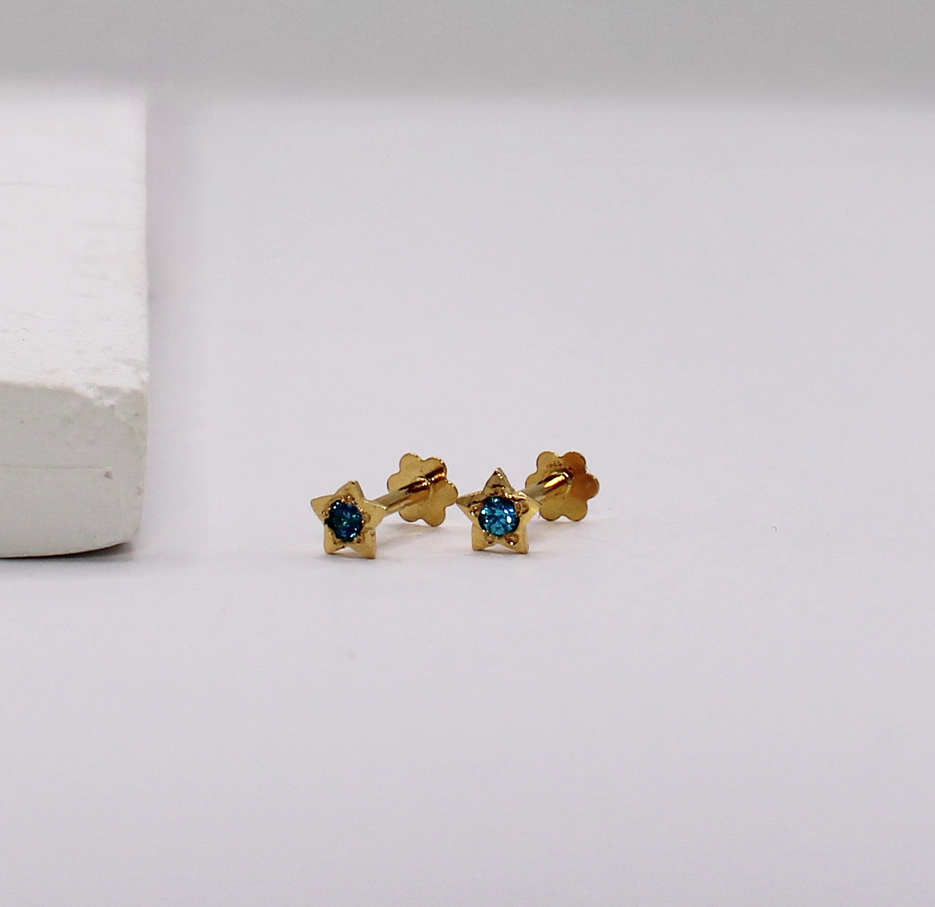 Blue Star Studs