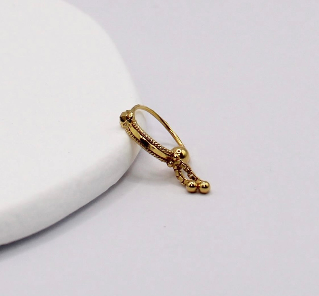 Shiny Chain Hoop