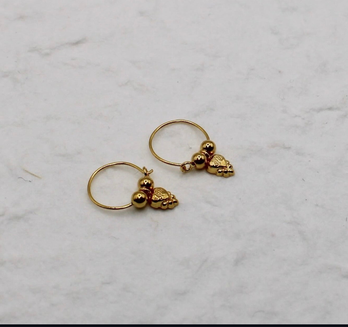 Golden Relic Hoops