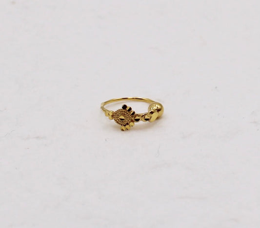 Gold Traditional Hoop | 9mm