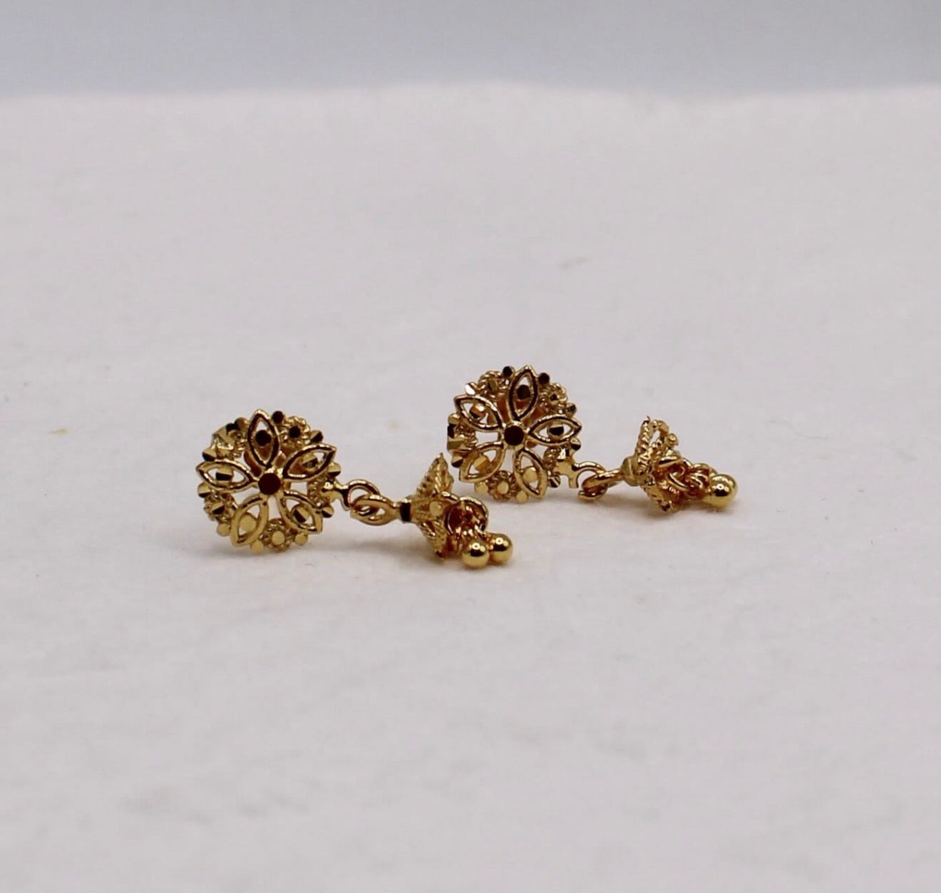Super-mini Leaf Detail Jhumkas