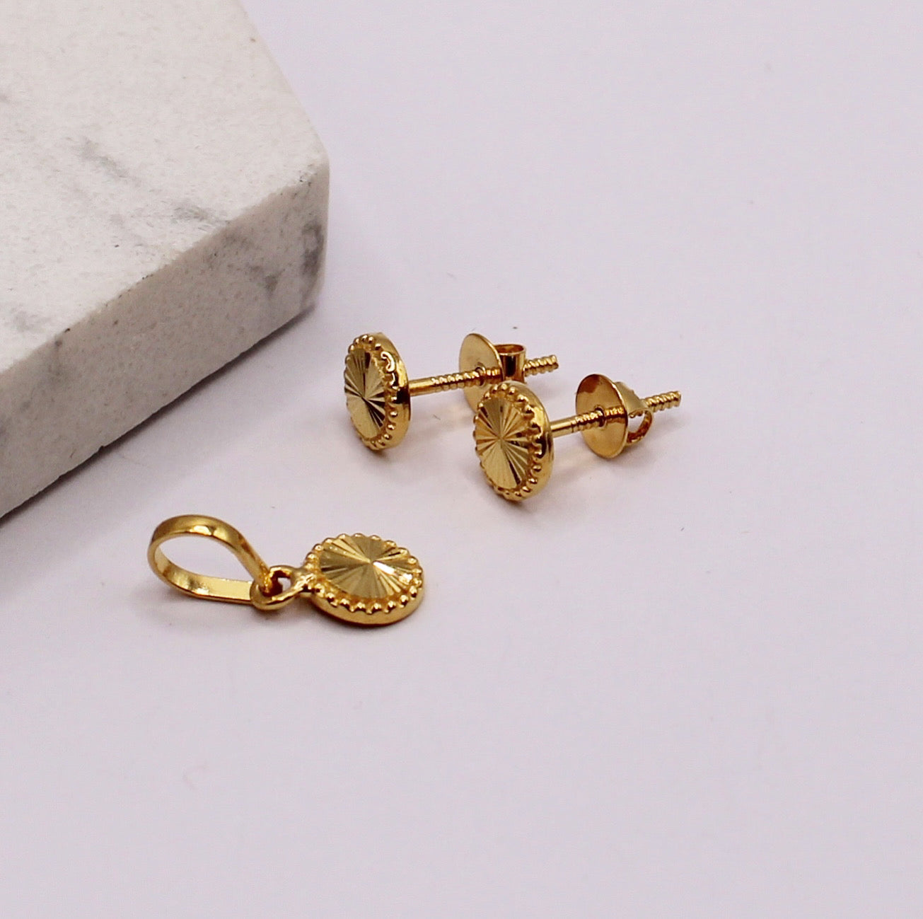 Super-mini Round Pendant Set