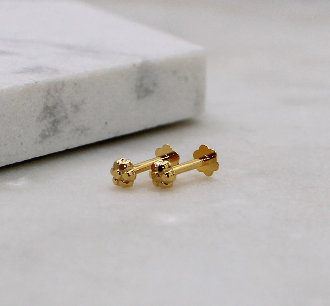2.5mm Flower Studs