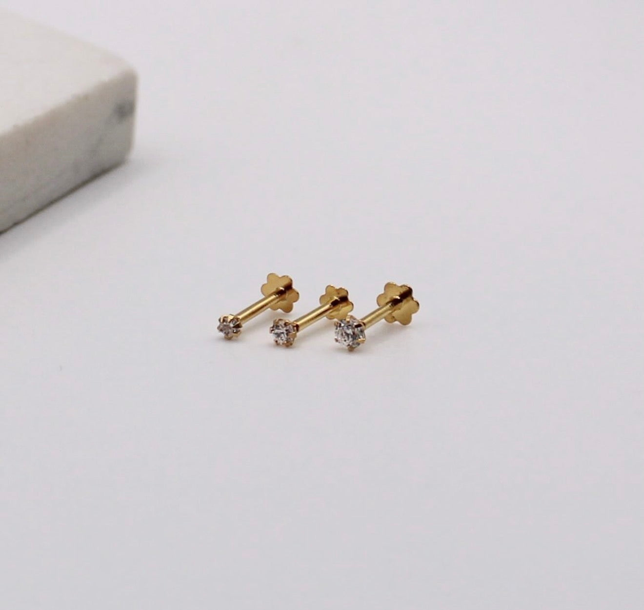 Tiny Cubic Zirconia Stud