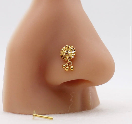 Floral Drop Stud | 18carat
