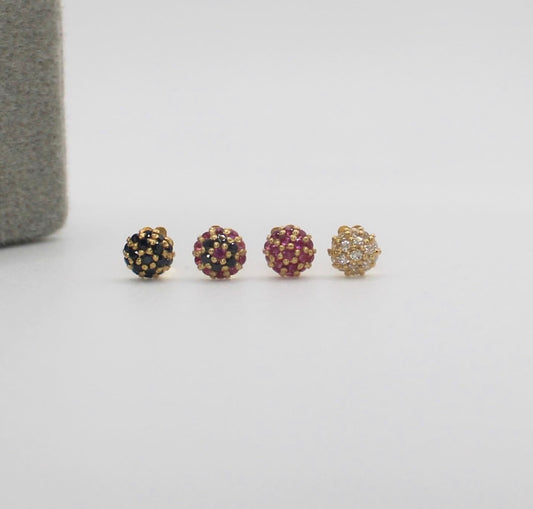 Sparkly Mini Dome Stud