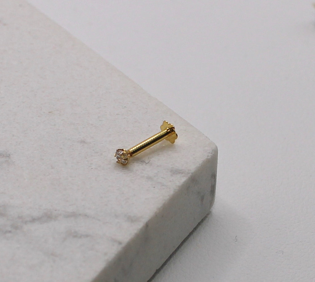 Cubic Zirconia Stud | 18carat