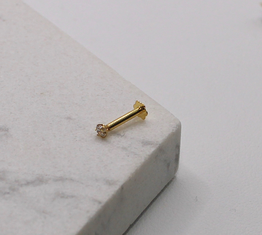 Cubic Zirconia Stud | 18carat