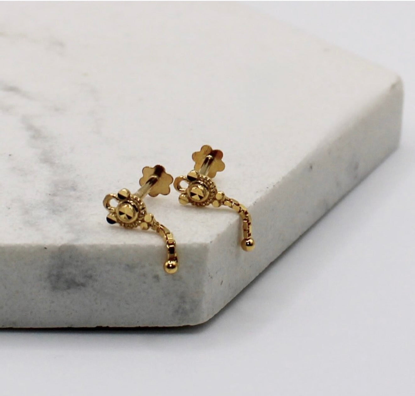 Super Dainty Chain Studs | 14carat