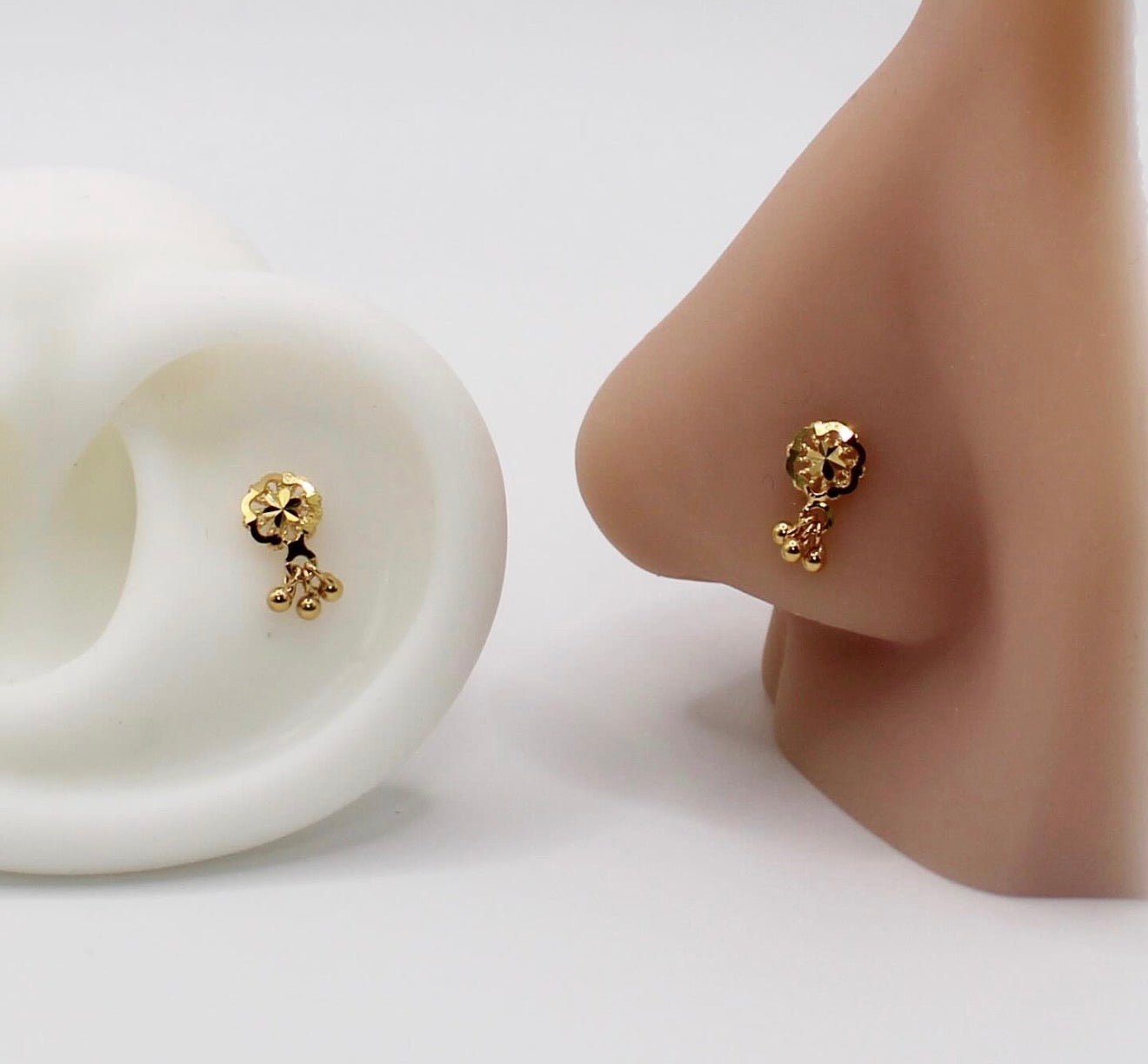 Tiny Dangly Studs