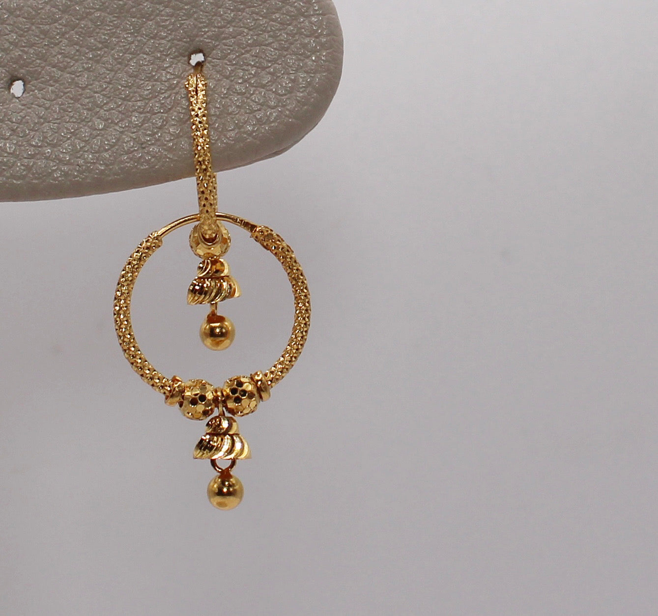 Dainty Jumka Hoops | 22carat