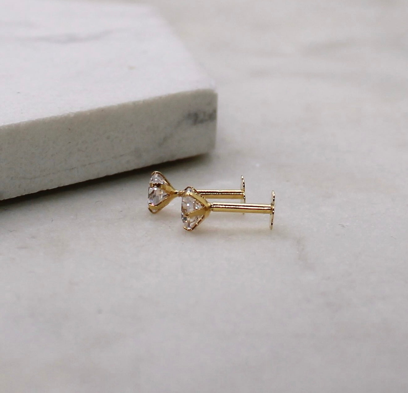 Cubic Zirconia Studs