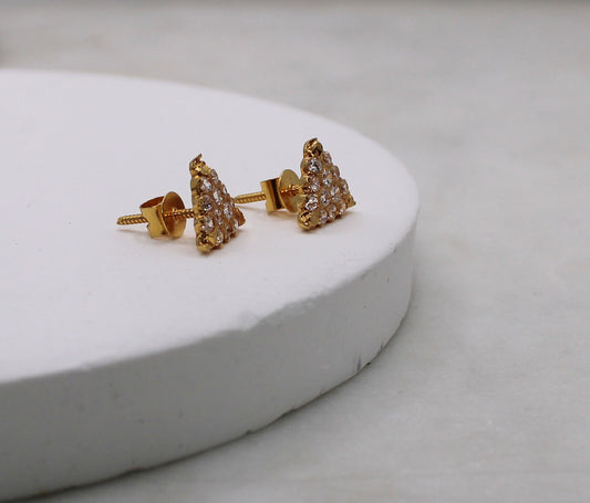 Triangle 18carat Studs