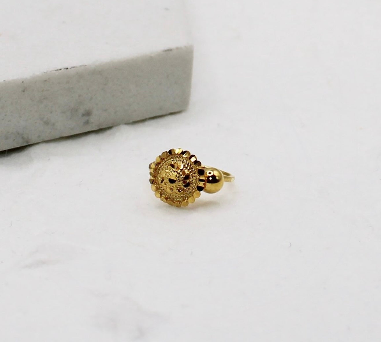 Halo Detailed Hoop | 9mm