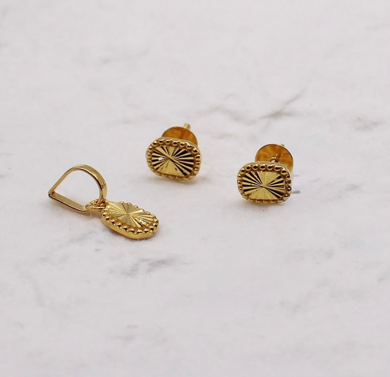 Super Mini Oval Pendant Set