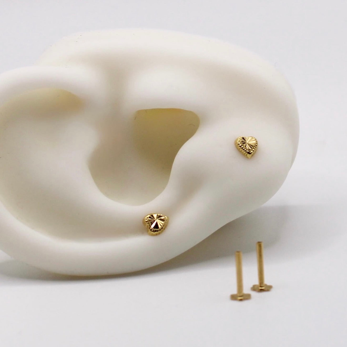 Heart Studs | 4mm