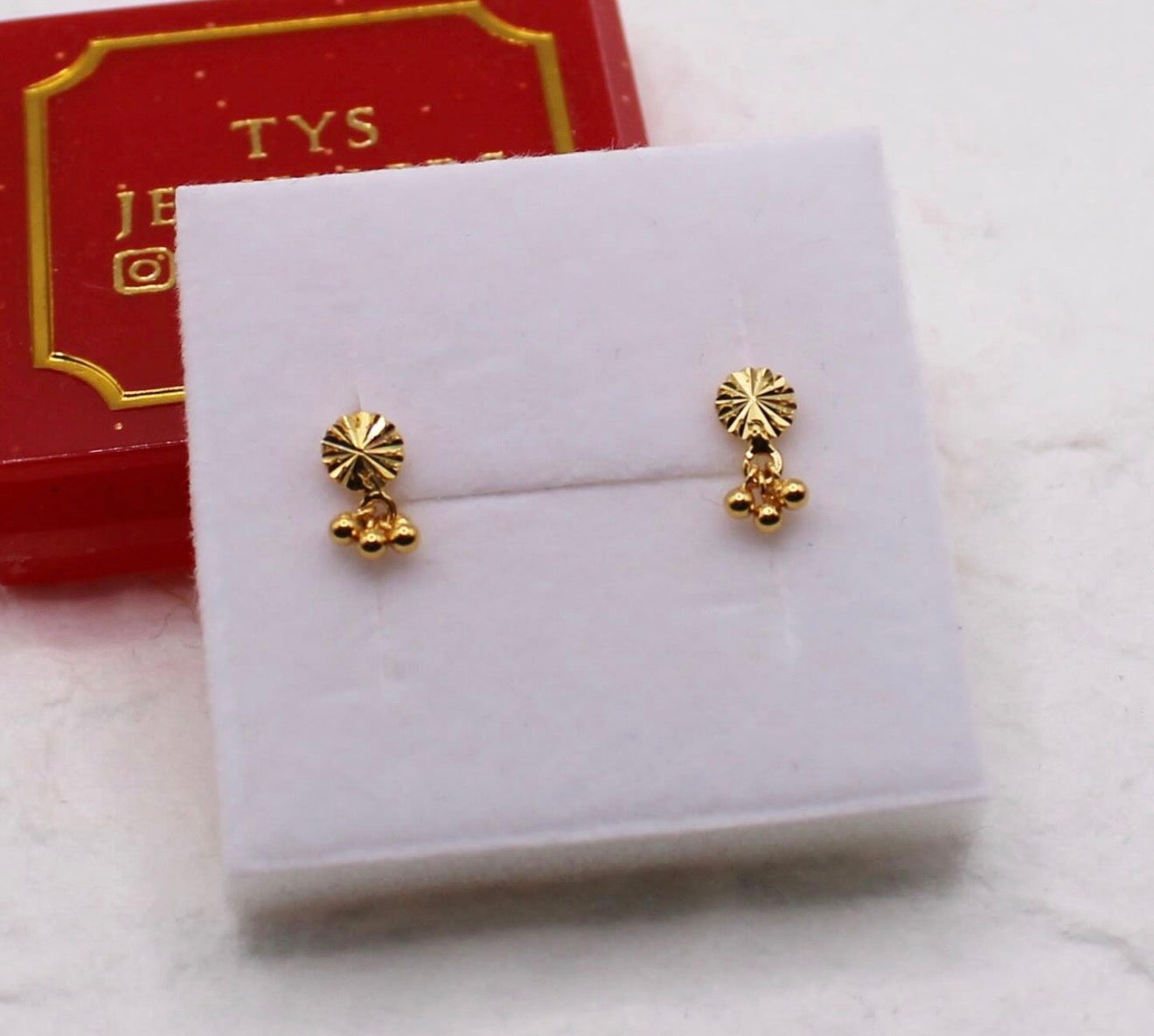 Tiny Dangly Studs
