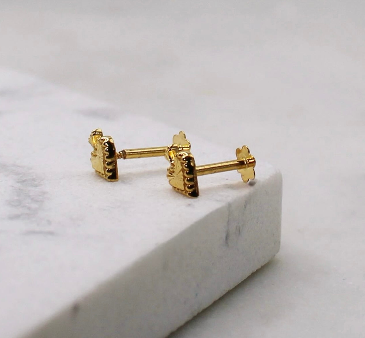 Small Spade Studs