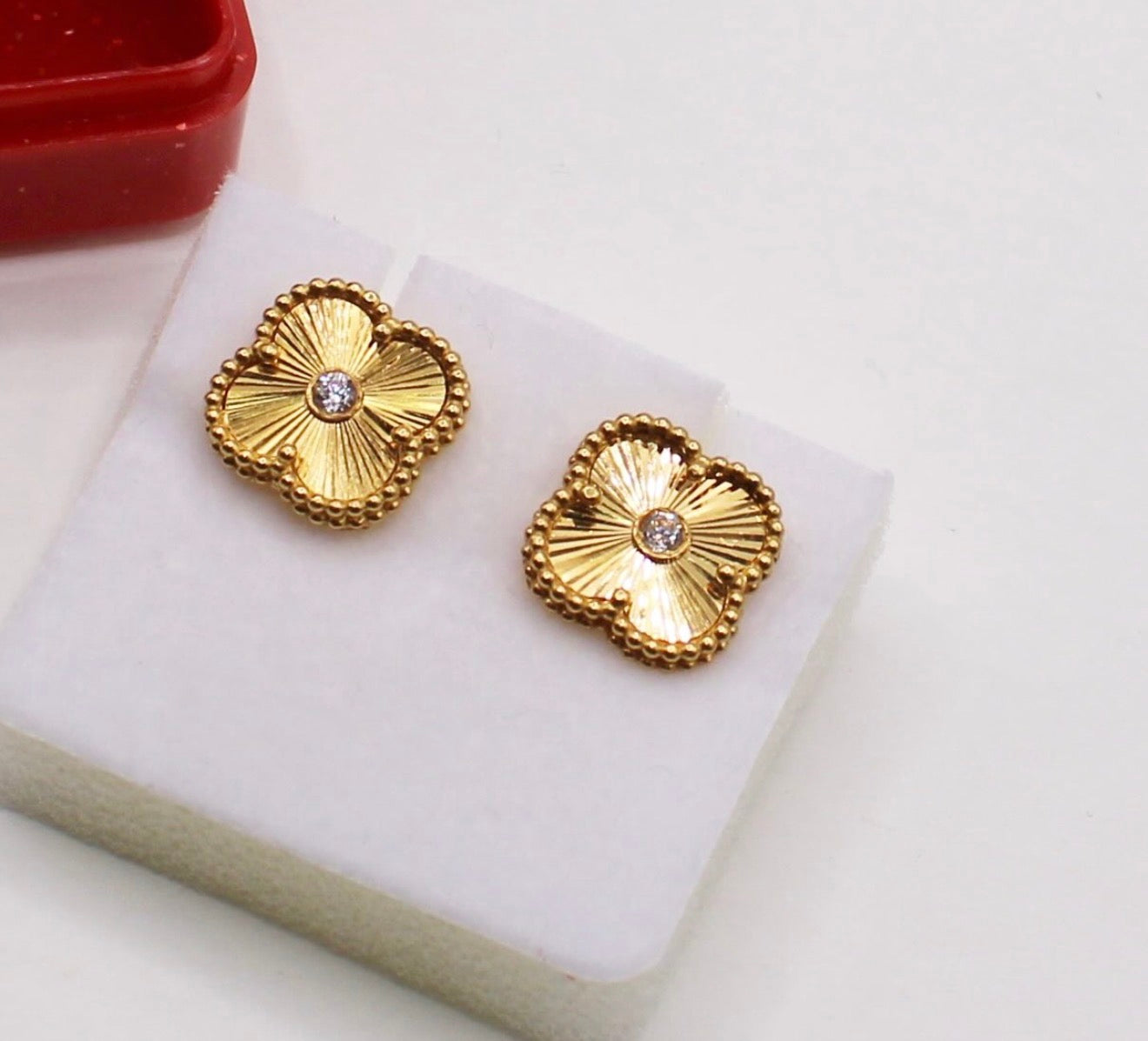 Heavyweight Clover Studs | 12.5mm