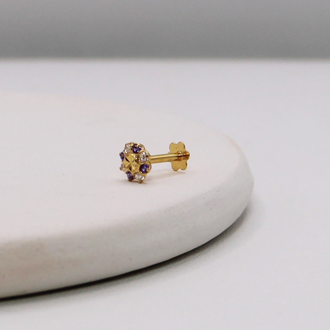 Lilac Stone Stud