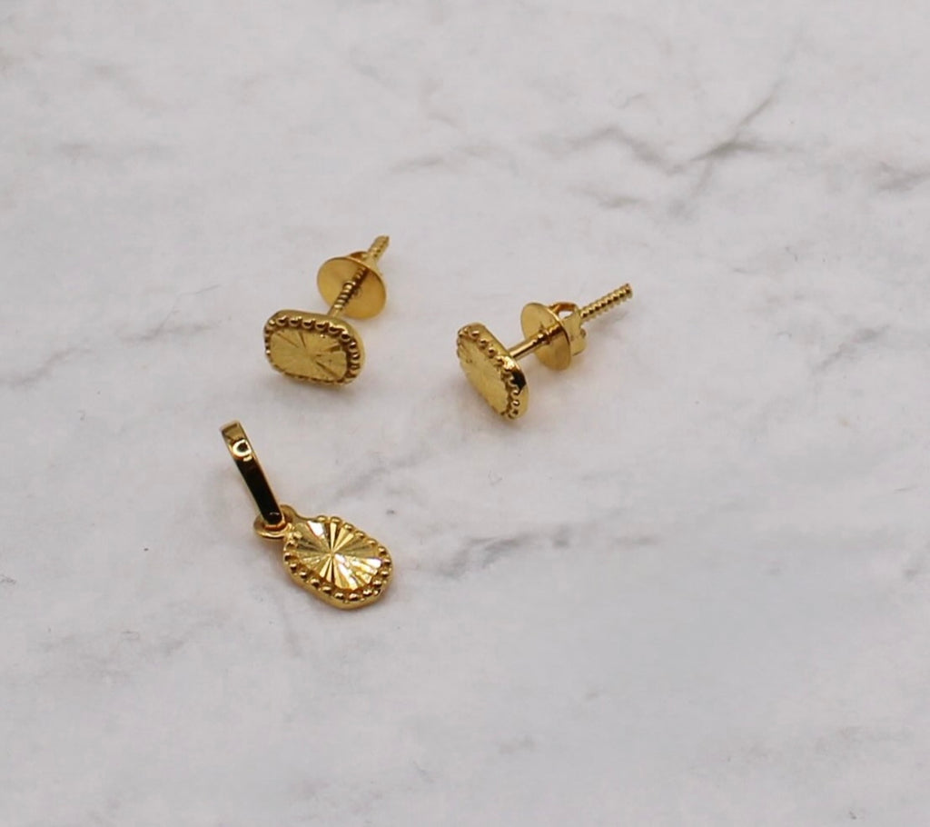 Super Mini Oval Pendant Set