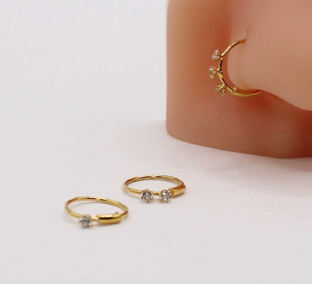 Sparkly Simple Hoop