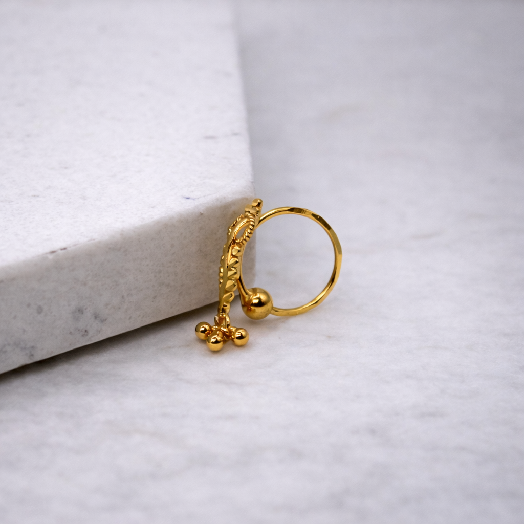 Auric Twist Dangly Hoop | 9mm