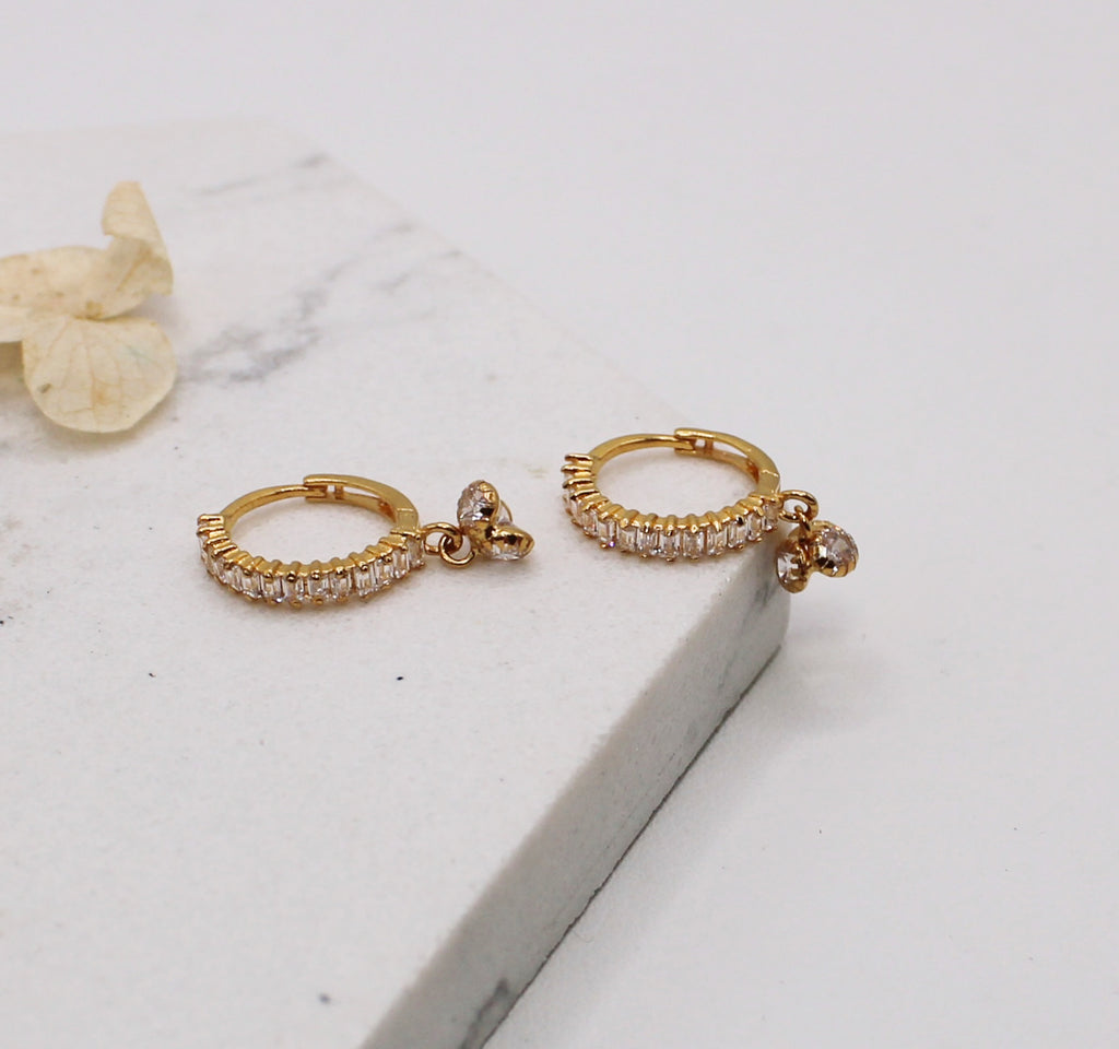 Dangly Cluster Hoops