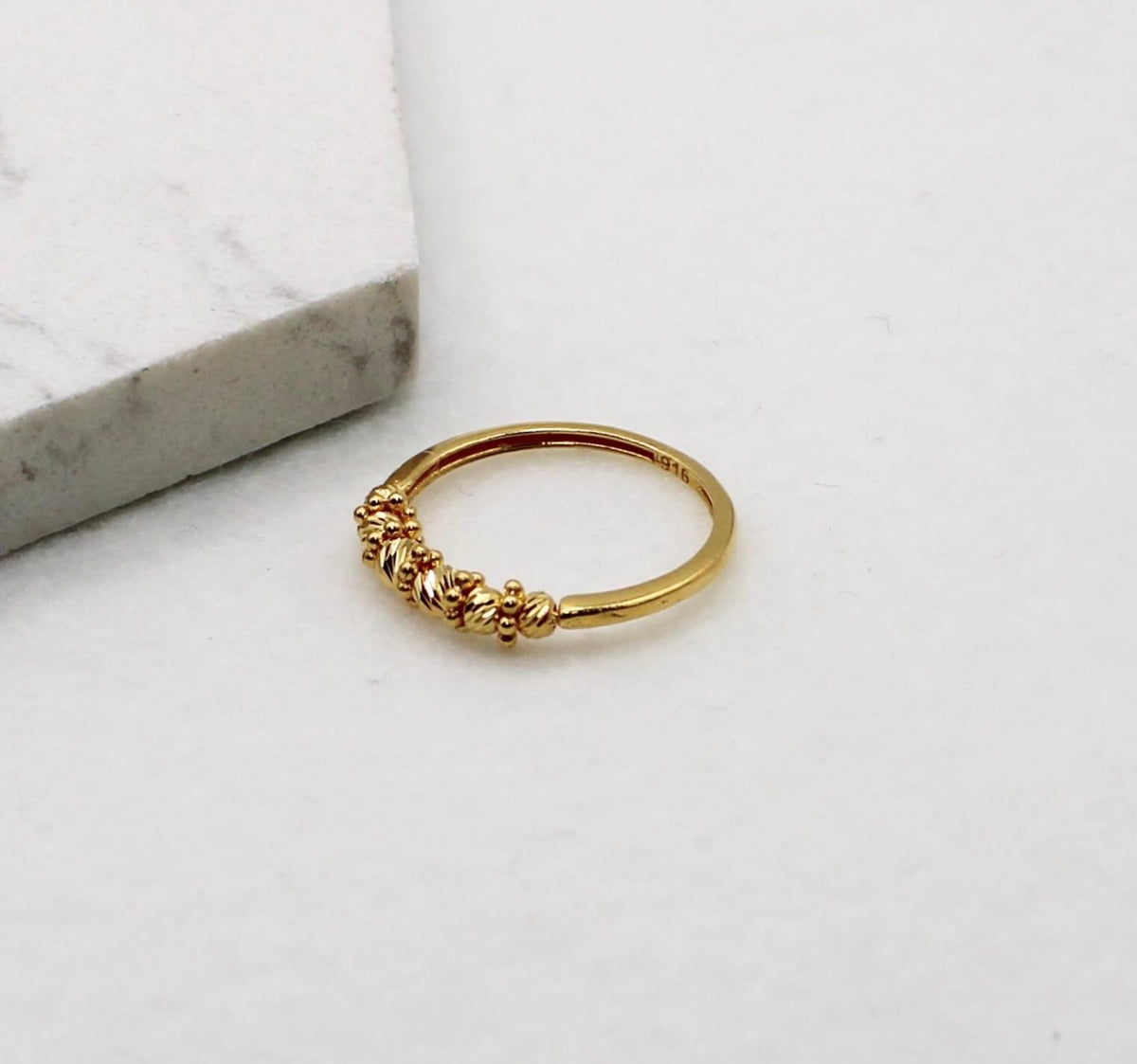 Beaded Band Ring | 22carat