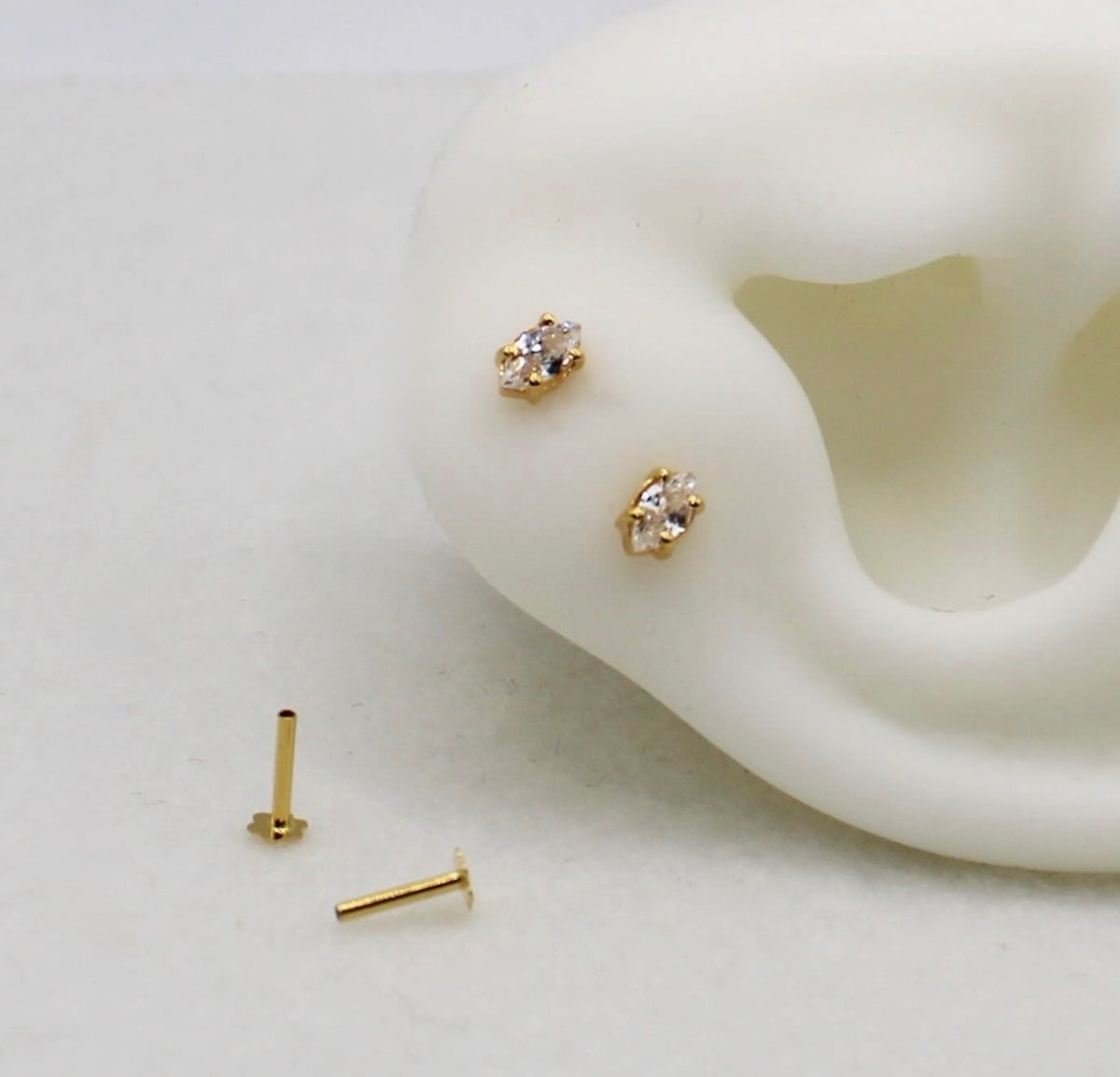 Marquise Studs | 18carat