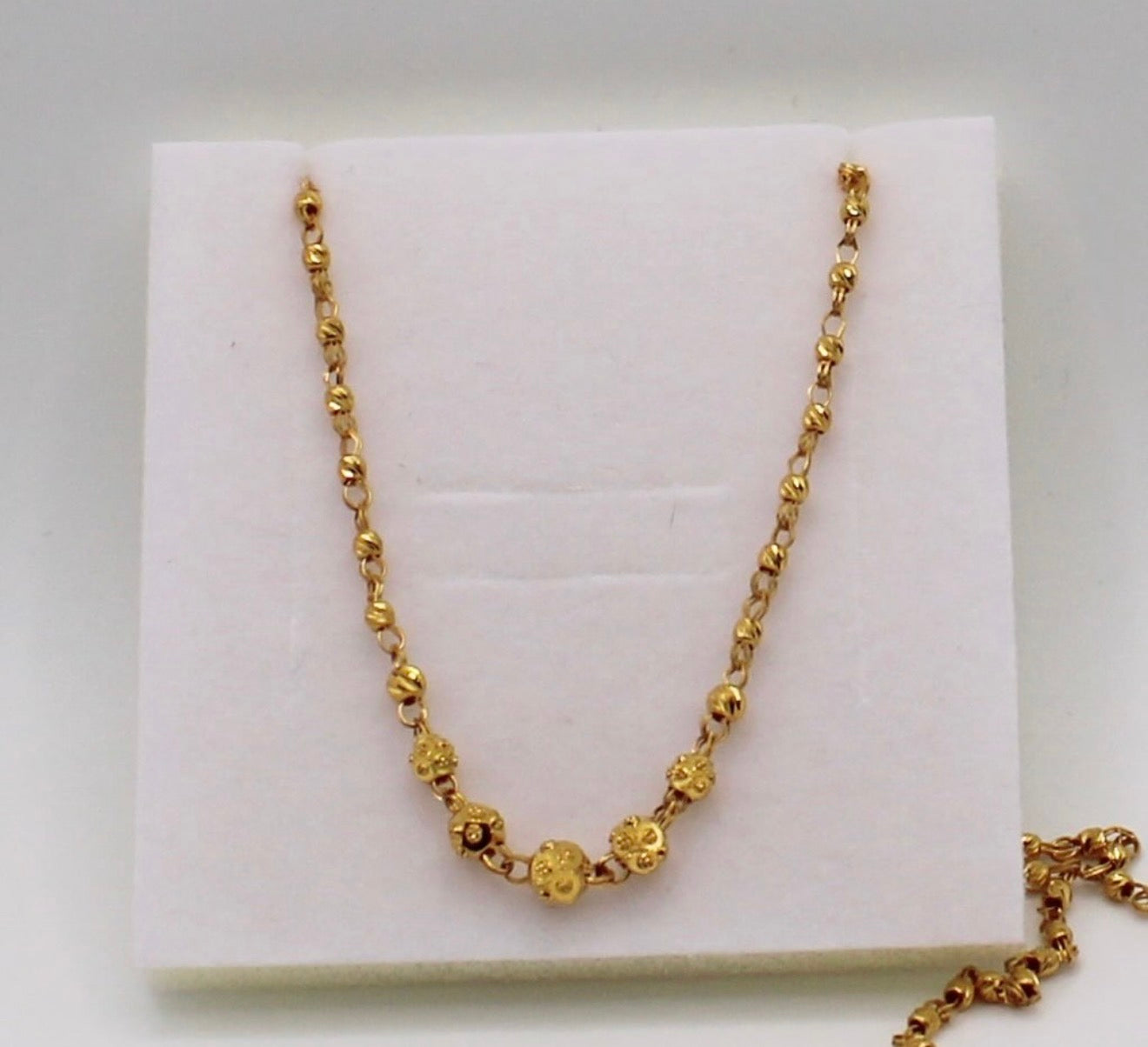 Dainty Beaded Necklace | 20.8inched