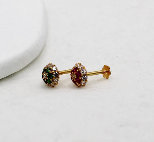 Sparkly Cluster Stud