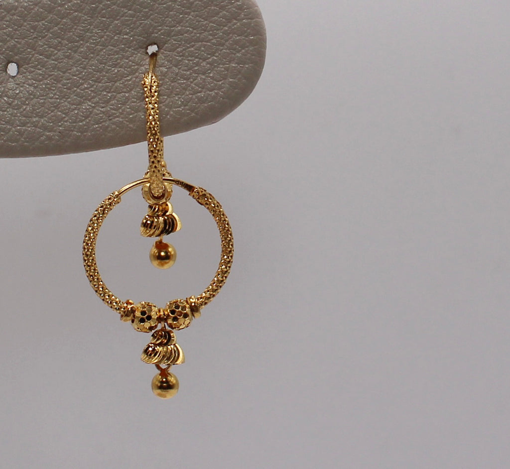 Dainty Jumka Hoops | 22carat