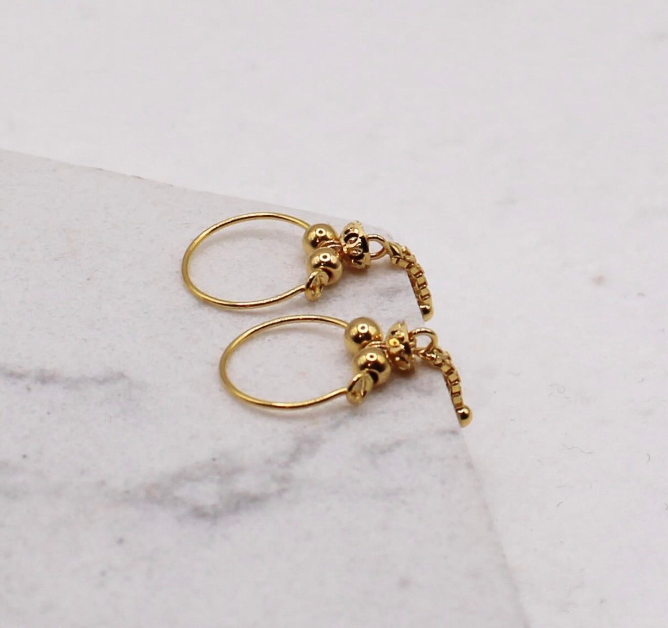 Anaya Chain Hoops | 9mm