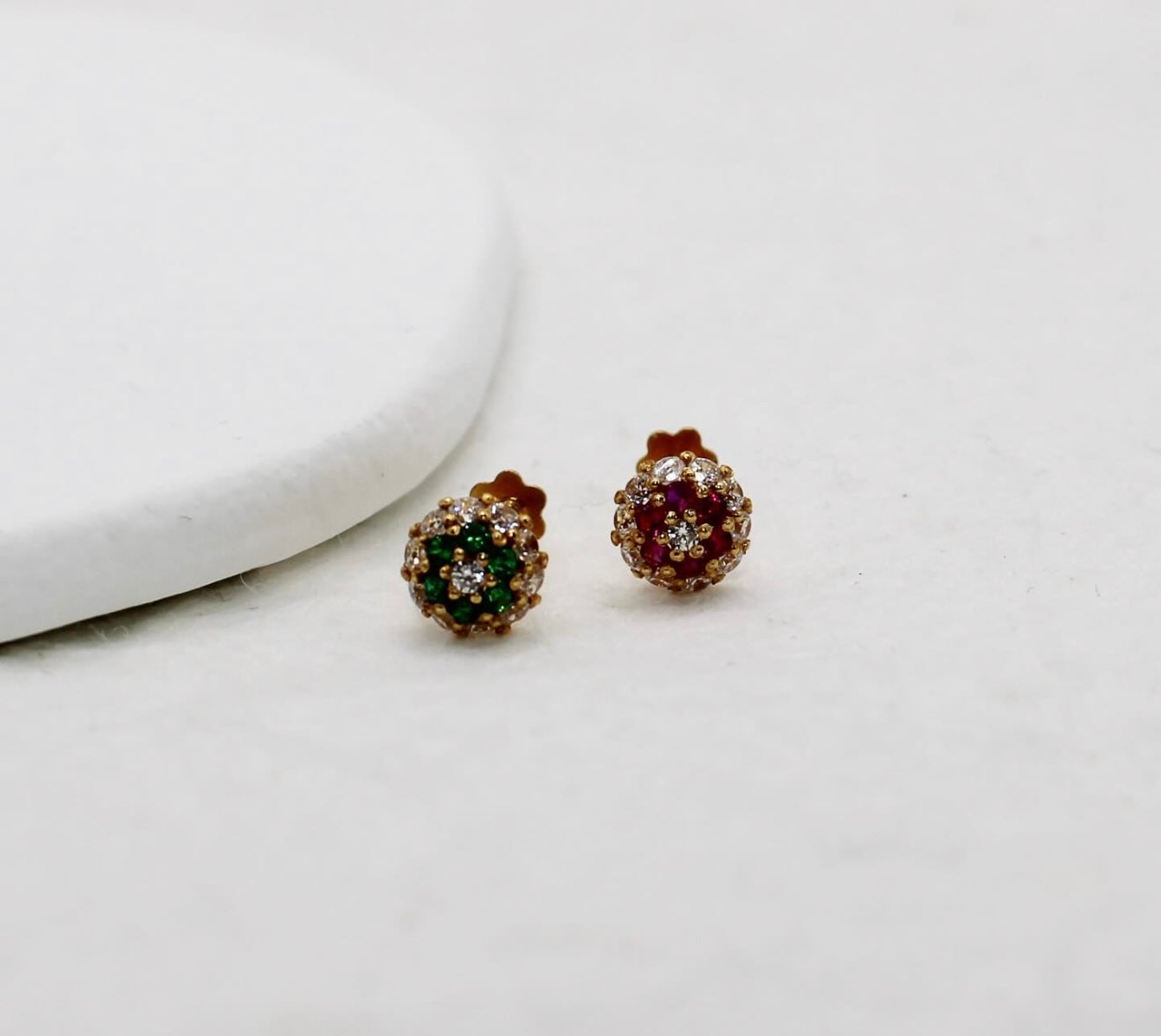 Sparkly Cluster Stud
