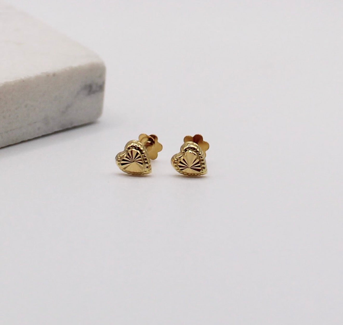 Heart Studs | 4mm