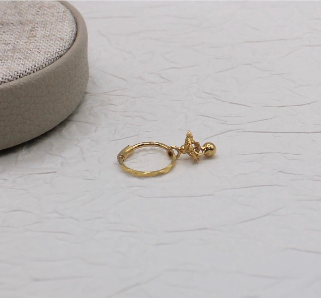 Micro-Jhumka Hoop | 9mm