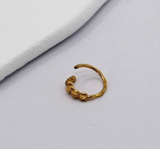 Four Bead Hoop | 8.5mm
