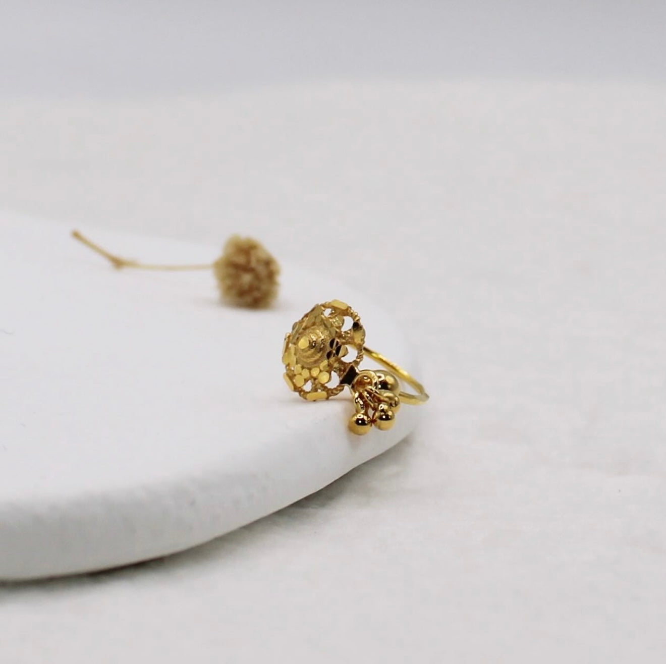 Decorative Dangle Hoop