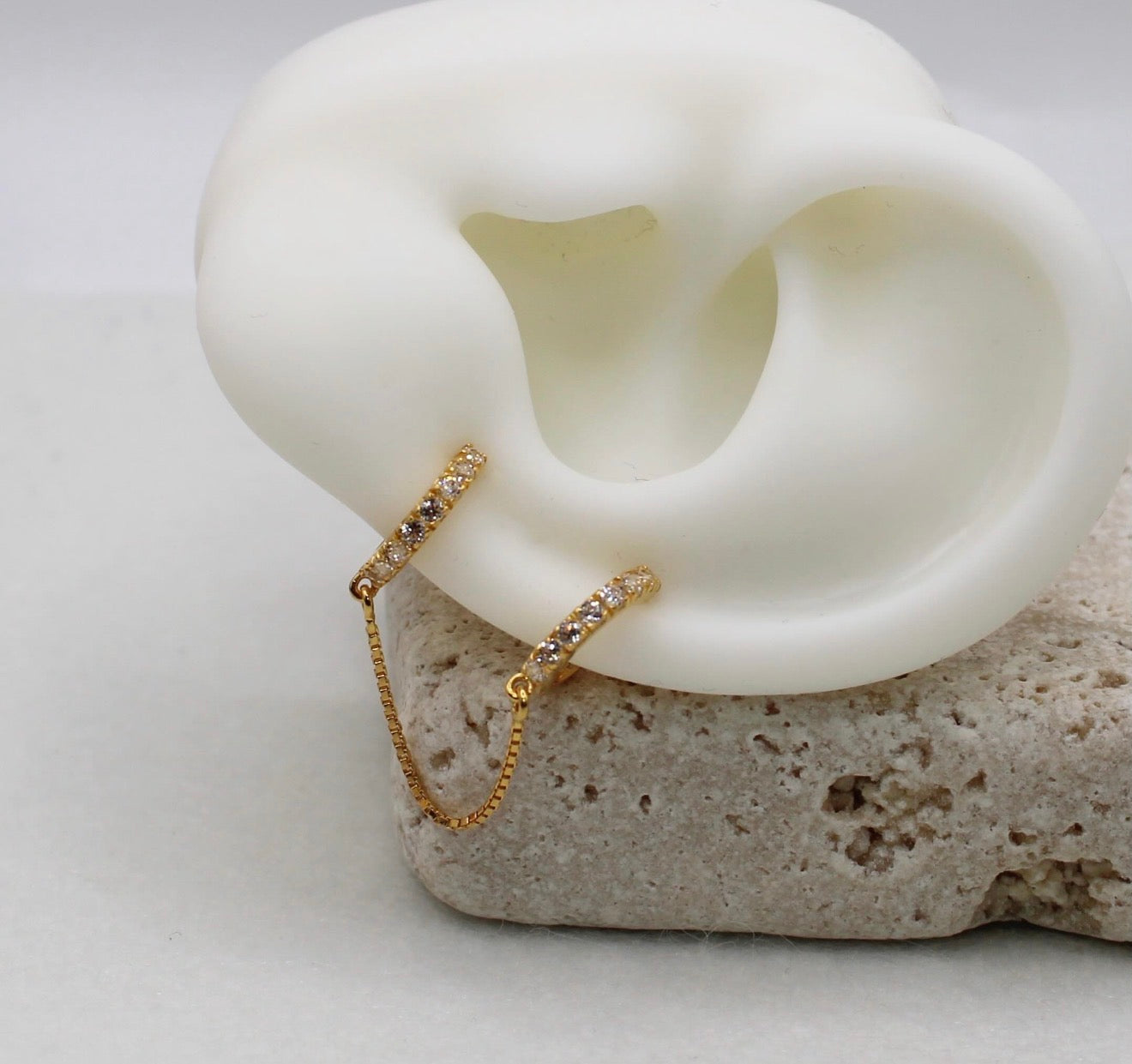 Chain With Double Hoop | 18carat