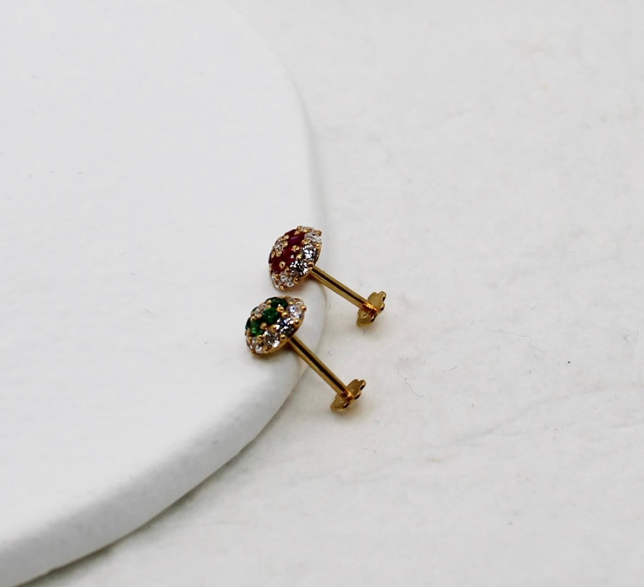 Sparkly Cluster Stud
