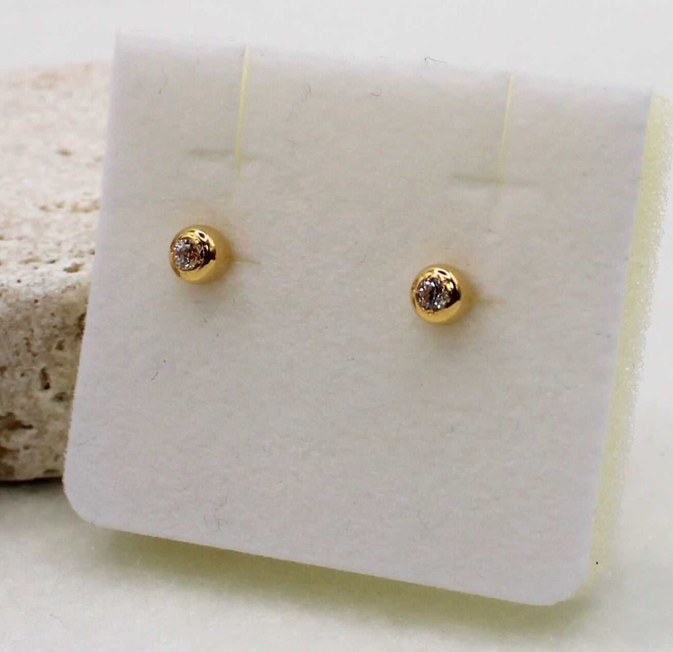 Small Chunky Ball Studs | 18carat