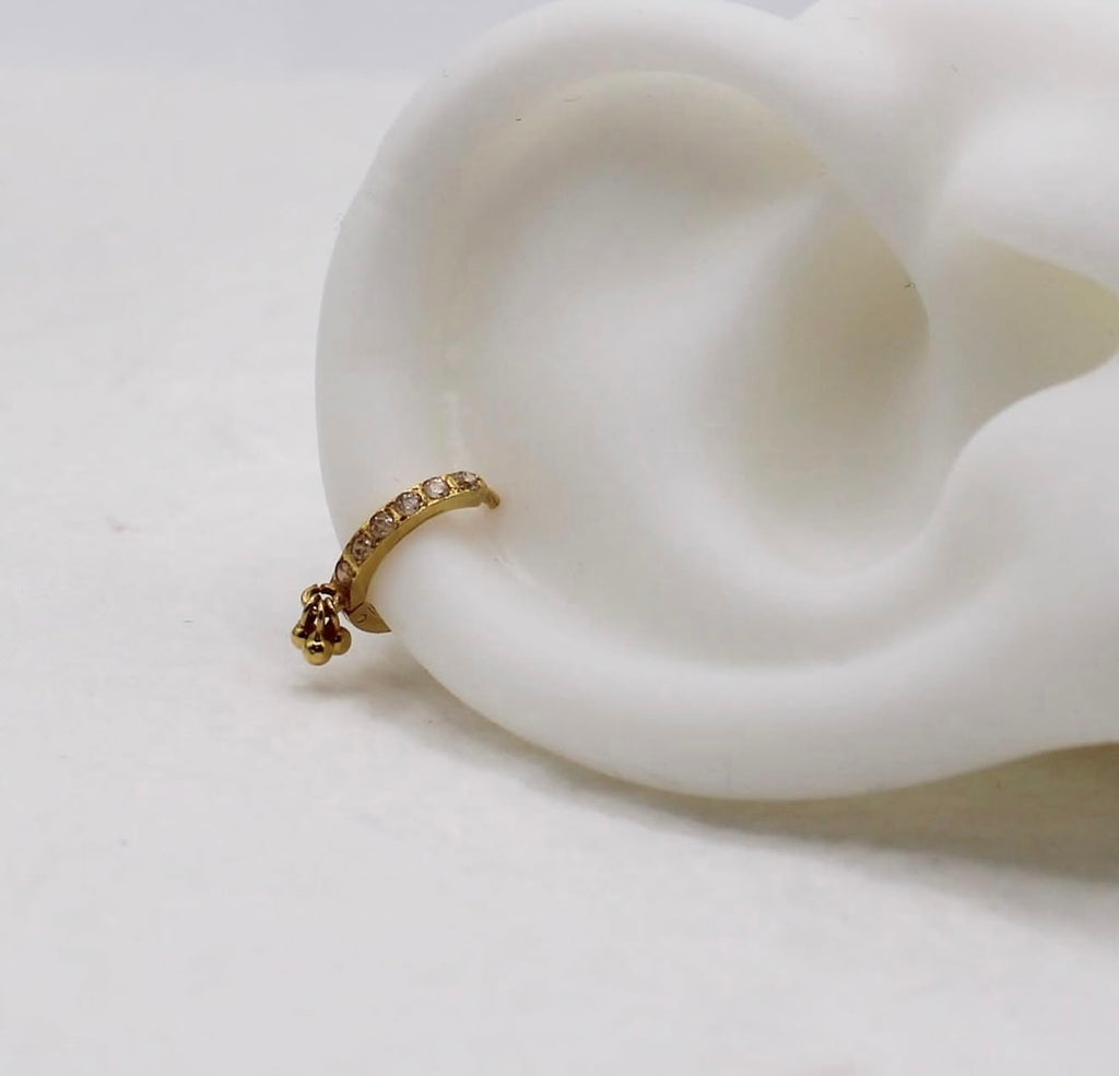 Clean Finish Dangly Hoop