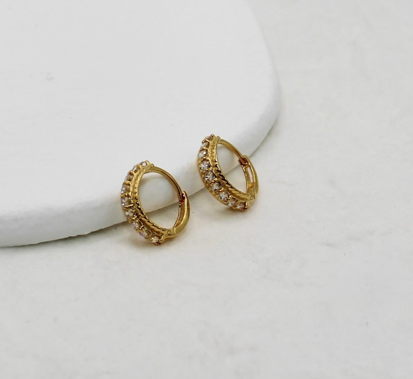 Diamanté Hoops