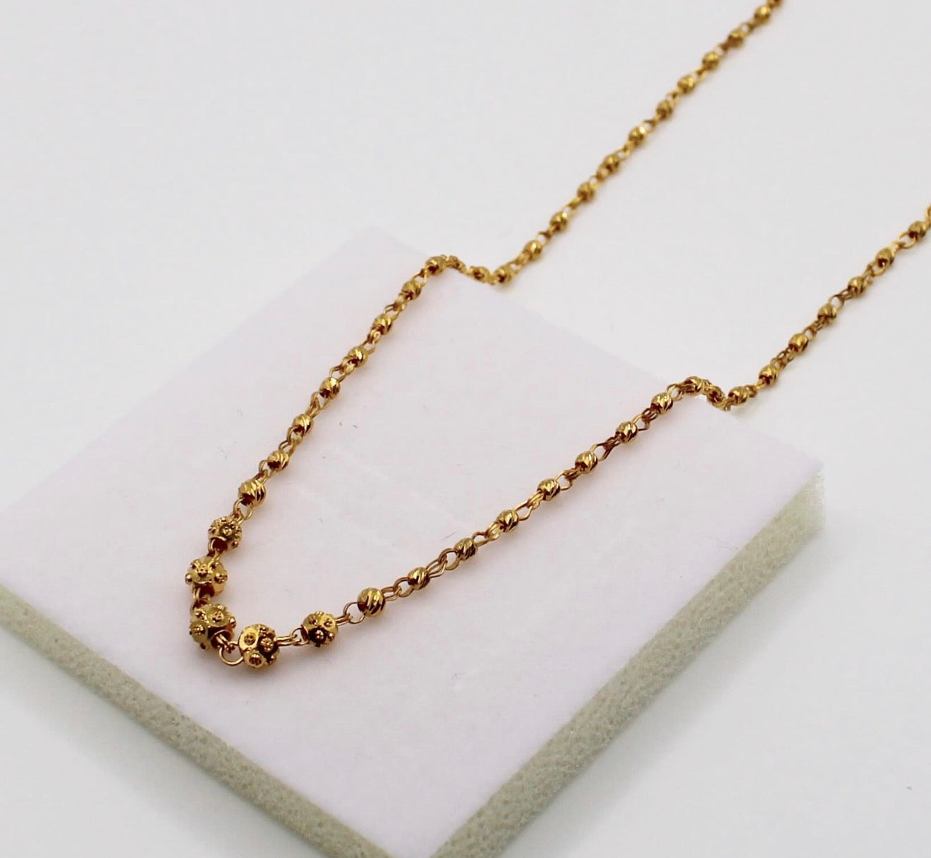 Dainty Beaded Necklace | 20.8inched
