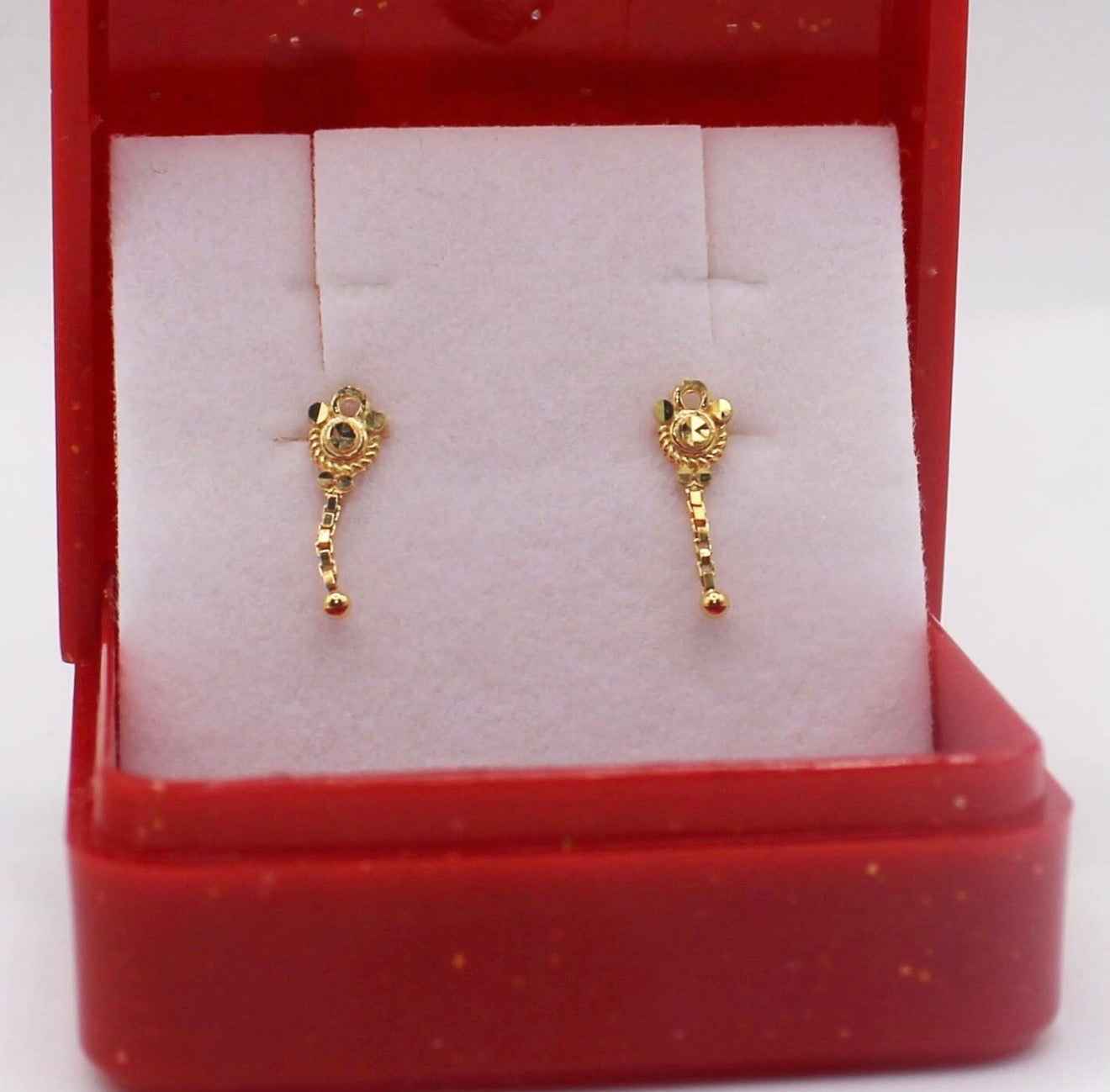 Super Dainty Chain Studs | 14carat