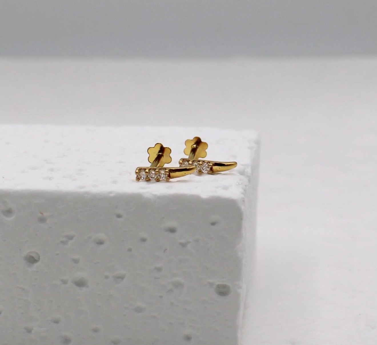 Sparkly Long Studs