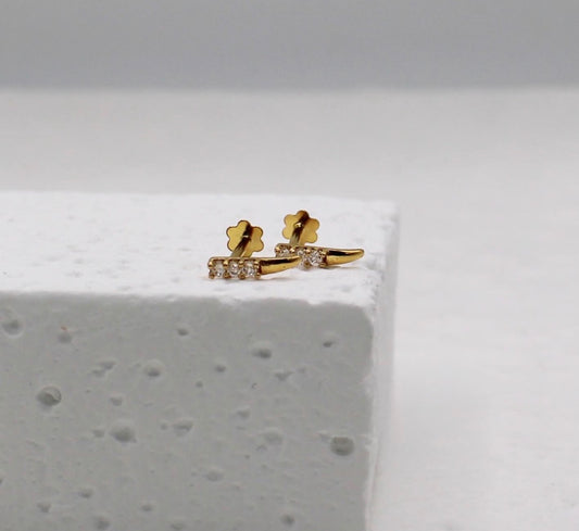 Sparkly Long Studs